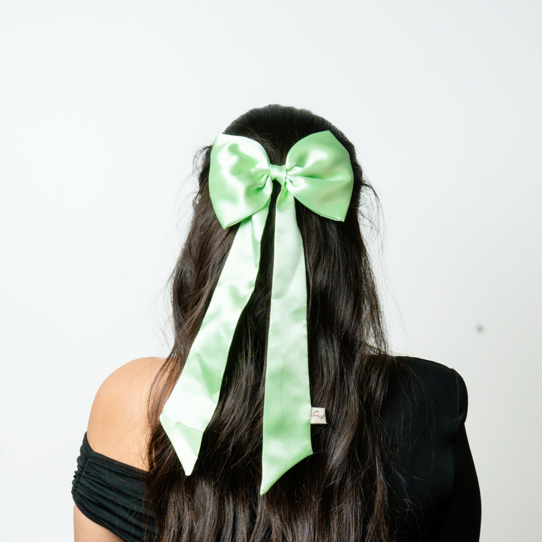 Mint Nude Bow with Tail