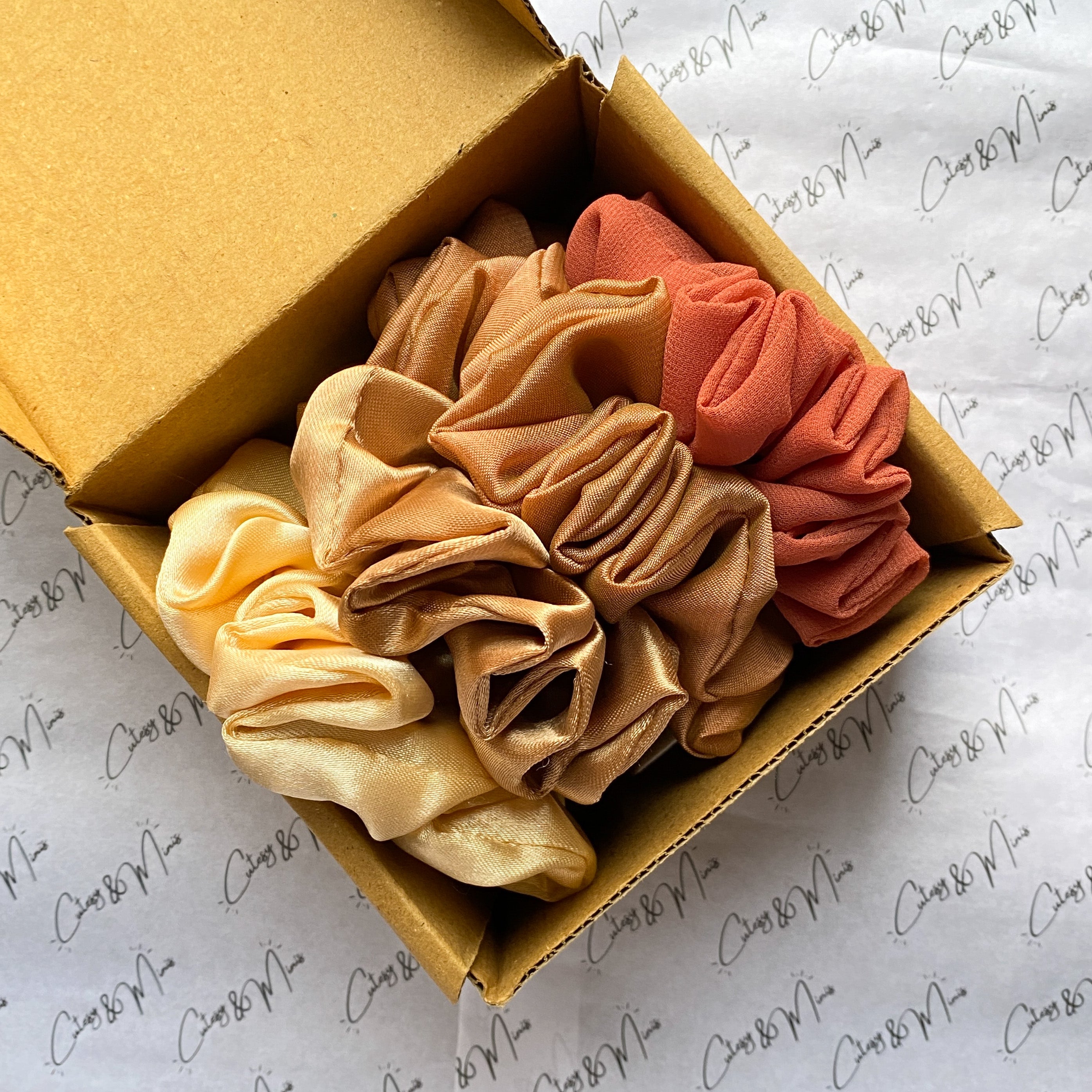Midas Touch (Set Of 4 Scrunchies)