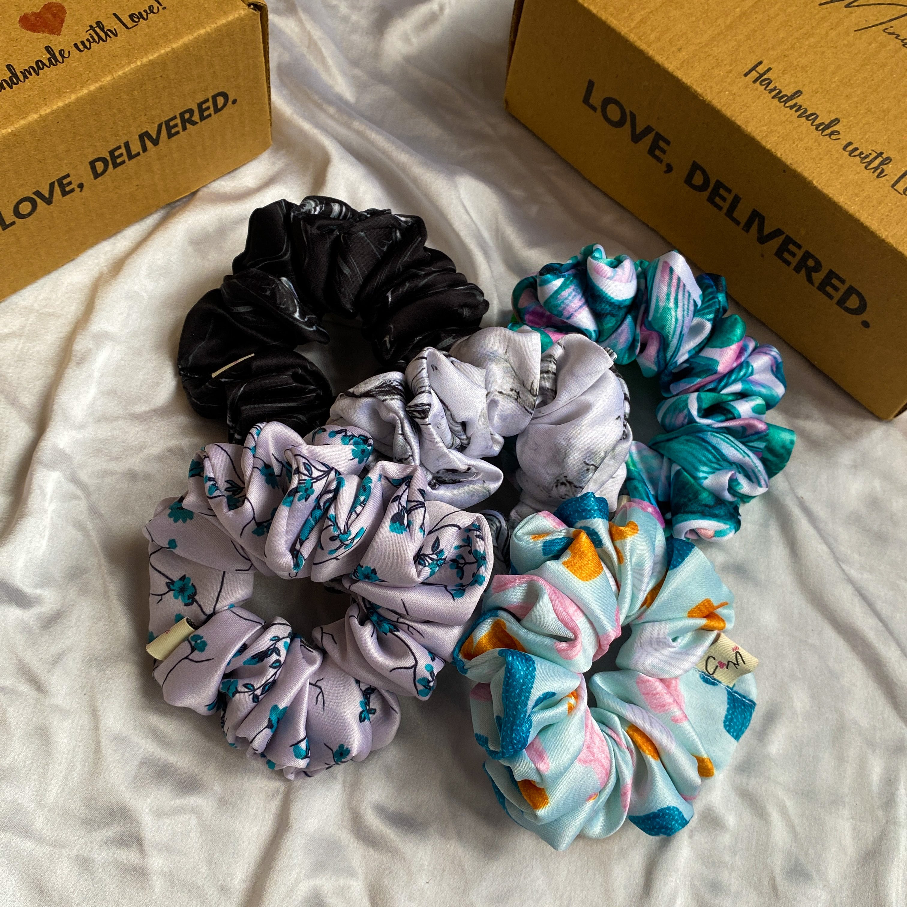 High and Dry (Set Of 5 Scrunchies)